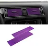 Tira Decorativa Clip para Saída de Ar Condicionado de Carro Transfronteiriça Tira Clipada Suprimentos Internos Modificados Tira Brilhante Galvanizada em Forma de U Colorida Universal