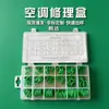 Caja de Herramientas de Reparación de Aire Acondicionado de 270 Piezas Juego Completo Junta Tórica de Silicona Junta de Silicona Anillo de Sellado de Caja de Silicona A Prueba de Fugas