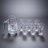 Nuevo Set de Vino Copa de Vino Blanco Copa de Licores Dispensador de Vino de Cristal Copa de Vino Pequeña Caja de Regalo traje Set de Siete Piezas Shihuai