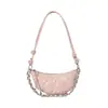Bolso de Axila Plegado Estilo Coreano Yuezi para Mujer, Nuevo Modelo 2026, Bolso de Luna de Gama Alta, Bolso Versátil de Hombro y Cruzado