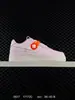 Tênis Putian Transfronteiriços Air Force 1'07 Cadarço Rosa Air Force One Baixo Tênis Esportivo Masculino e Feminino
