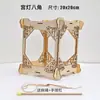 Estilo Antigo Lanterna de Palácio Tradicional Estrutura DIY Pacote de Material para Estrutura de Lanterna de Madeira Feita à Mão Lanterna de Ano Novo Outros Peixes Dourados
