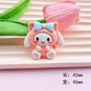 Serie de Gatos Kaku Ku Ku Grande Accesorios de Resina para Manualidades Funda de Teléfono Celular Parche para Zapatos de Agujero Pasador Accesorios para el Cabello Material