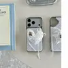 Funda para Teléfono Móvil Estilo Coreano Ins Oso Lindo 17Promax Adecuada para 16Promax Epoxi 15Pro/14Pro Puntos