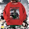 Delta Game Action Weilong Ropa Periférica Sudadera Infantil con Forro Estilo Otoño e Invierno Chaqueta Unisex para Estudiantes Ropa Infantil