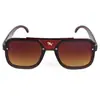 Óculos de Sol High-End Forma Côncava Simples Oval Marrom Moda Tendência Estilo de Rua Óculos de Sol 119 11971