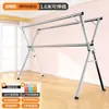 Bancas Portáteis Móveis para Venda de Mercadorias, Expositores Externos para Roupas e Meias, Prateleiras de Chão Dobráveis para Uso Comercial, Etc