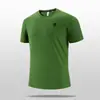 Camiseta Deportiva de Verano Fina para Hombre, Cuello Redondo, Secado Rápido, Transpirable, Color Sólido, para Correr y Fitness, con Logo, Diseño Personalizado al por Mayor