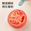 Cuchillo de Fruta Acero Inoxidable con Cubierta Protectora Dormitorio Hogar Cocina Cuchillo Pelador para Cortar Alimento Complementario Fruta Cuchillo Pequeño Fábrica