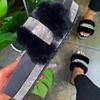 Comercio exterior zapatillas Mao Mao 2021 Europa y Estados Unidos suela gruesa pedrería zapatillas de dama estación independiente explosiones zapatos Mao Mao talla grande en stock