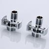 Conector de ângulo curvo universal para chuveiro torneira de chuveiro redutor pé curvo excêntrico pé curvo alongado parafuso pé curvo acessórios de conversão pé giratório