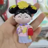 Souvenirs Turísticos Decorativos Culturales y Creativos de Xi'An Luoyang, Dulces de Estilo Antiguo, Brocado Pequeño, Tendencia Nacional, Imanes de Refrigerador Magnéticos de Dama de la Dinastía Tang