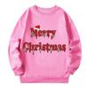 Sudaderas Navideñas para Mujer Talla Grande 150kg Estampado de Letras Gr