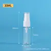 Procesamiento Personalizado de Botellas Transparentes con Spray, Botellas de Plástico, Botellas Dispensadoras de Líquido de 100ml, Agua Floral, Botellas de Agua Desinfectante con Alcohol