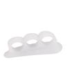 Almohadillas para Dedos de Tres Agujeros para Dedos Superpuestos, Separadores de Dedos para Dedos Doblados y Deformados, Disponible para Dropshipping