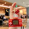 Llavero de Consola de Juegos Portátil de Dibujos Animados Shiba Inu Mando Nostálgico de la Infancia Juego Tetris Colgante Pequeño