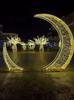 Luces en Forma de Luna y Estrella, Luces Decorativas Populares para Acampar al Aire Libre, Luces Creativas para Paisajismo, Luces para Festival de Iluminación