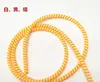 Cuerda de protección para cable de datos de teléfono móvil de 1,4 metros, cuerda de protección para cable de datos de tres colores, resorte de protección para cable de auriculares tres en uno