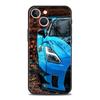 Para iPhone15 comércio exterior novo japonês azul vermelho JDM carro esportivo capa de telefone