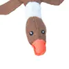 Juguete masticable para perros, ganso salvaje simulado hecho de arpillera, juguete para perros que hace ruido y es duradero, artículo de compañía para Golden Retrievers y Huskies
