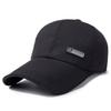 Gorra de béisbol de ala larga estampada para hombre, nueva gorra de primavera y verano, para exteriores, protección solar y parasol, para pesca, de secado rápido.