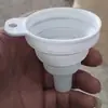 Funil Dobrável Funil de Diâmetro Grande Saco de Armazenamento para Grãos Grossos Funil Dedicado para Bolsa de Gelo Funil de Silicone para Enchimento de Óleo Despejo de Água