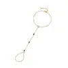 Pulsera de Plata Esterlina S925 de Lujo Accesible con Estrella y Zirconia para Mujer, Borla Francesa, Flor de Cuatro Hojas, Cadena Elegante para el Dedo Apilada Multicapa