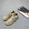 Sapatos Rasos Casuais Femininos com Forro de Lã, Novos para Outono e Inverno 2025, Tênis Versáteis com Cadarço