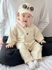 Nova Camisa Casual Contrastante para Meninos Outono 2024 Baby Stychy Solta Estilo Coreano Abas Casaco Primavera e Outono Tendência