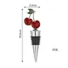 Tapón de Vino Creativo con Forma de Cereza Transfronterizo, Sello de Conservación de Vino, Tapón de Botella de Vino, Regalo de Fiesta, Regalo Pequeño