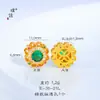 Acessórios Dourado Areia de Conservação Forte da Cor Joias DIY Ouro Antigo Rosa Contas Espaçadoras Pequenas Pulseira de Contas Soltas Corda de Mão Trançada com Contas