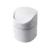 Mini Papelera de Escritorio Nórdica para Hogar, Cocina, Escritorio, con Tapa para Almacenamiento de Artículos Varios y Limpieza wish