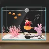 Acuario Tanque de Peces colgante de suspensión Sun Wukong decoración de paisaje para tanque de peces colgante de decoración creativa