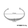 Pulsera Personalizada de Acero Inoxidable para Mujer, Pulsera de Resorte Hip-Hop Europeo y Americano, Estilo Versátil de Hilo, Joyería Hecha a Mano DIY