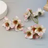 Flores artificiales estilo pastoral europeo para decoración de comedor, arreglo de mesa de centro para sala de estar del hogar, arreglos florales de boda y flores artificiales