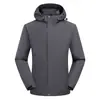 Nueva chaqueta outdoor para hombre de otoño e invierno, tres en uno, forro interior desmontable, cortavientos, impermeable, transpirable, con capucha, chaqueta de montañismo
