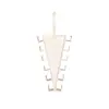 Percha de Doble Cara en Forma de V, Percha con Compartimentos en Forma de L, Gancho para Armario, Bufanda, Bufanda de Seda, Estante para Almacenamiento y Organización de Sombreros