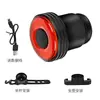 Lanterna traseira de bicicleta inteligente com sensor de freio, com duas opções de montagem para canote e tubo do selim, universal para ciclismo ao ar livre, lanterna traseira à prova d'água