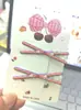 Pinza para el pelo con forma de cruz y lazo rojo de alto valor, estilo japonés dulce, simple, femenino, para flequillo, pinza de pico de pato, pasador, accesorios para el pelo