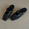 Sandalias Cerradas de Piel de Oveja Estilo Francés para Mujer, Estilo Retro de Verano con Aumento Oculto de Altura, Adecuadas para Uso en Exteriores, Mocasines de Paja Calados