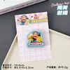 Clip de Plástico Boca Grande Mono Dibujo Animado Clip Acrílico para Manualidades Clip Lindo para Exámenes Clip para Sellar Snacks Carpeta Regalo para Niños