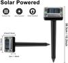 Repelente de Ratos Quadrado Montado no Solo LED Solar Ultrassônico Transfronteiriço da Amazon, Repelente de Cobras para Fazenda, Repelente de Mosquitos