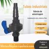 Válvula de amostragem Lintian UPVC Acessórios para tubos químicos cinza escuro Válvula de amostragem Conexão de válvula de esfera industrial Válvula de tomada de água rápida de PVC
