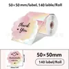 Papel Térmico con Gradiente de Color Ciclo Multicolor Adecuado para Papel de Etiqueta Térmica Jingchen B3S, Detong P1, Puchu Aq00