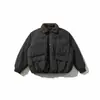 Yi Dao Vintage 2026 Inverno Nova Parka Estilo Celeiro Gola de Pelo Retrô Patchwork Curta 90 Jaqueta de Penas de Pato Brancas Masculina