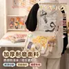 Bolsa tiracolo transparente de um ombro, bolsa escolar versátil de grande capacidade, bolsa transversal fofa para estudantes, bolsa de ombro pequena estilo anime