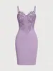Ropa Interior Sexy de Malla y Encaje Europea y Americana Transfronteriza Camisola Falda Ajustada al Cuerpo Camiseta Base Ropa para Mujer