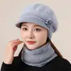 Nuevo gorro cálido de otoño e invierno para mujeres de mediana edad y ancianos, con protección para las orejas y forro de polar, perfecto para la abuela y el abuelo