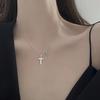 Colar de nicho feminino de verão, design leve e luxuoso, combina com tudo, requintado, elegante, corrente de clavícula, estilo frio, corrente de colar simples