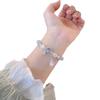 Pulsera Imitación Jade Hetian Conejo Fu Marca para Mujer Diseño Nicho Ins Estudiante de Alto Valor Cuerda de Mano Novia Regalo Antiguo